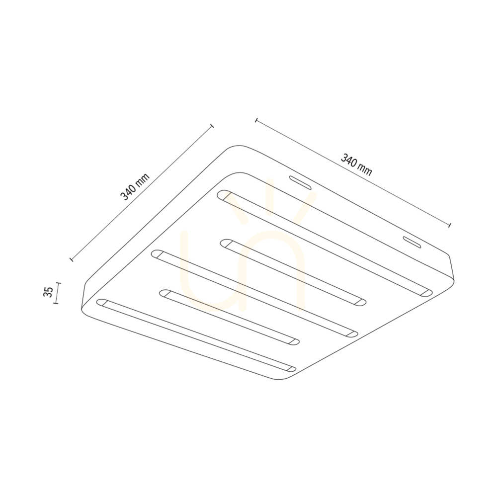 Kontrollera Neele taklampa/vägglampa, oljad ek, 5 x LED, 19,5 W, 34 cm Neele taklampa/vägglampa, oljad ek, 5 x LED, 19,5 W, 34 cm