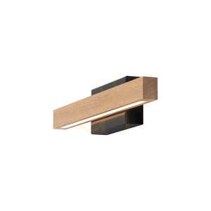 Aqua Luce vägglampa, oljad ek/svart, 1xLED 6 W, 40 cm 1 Aqua Luce vägglampa, oljad ek/svart, 1xLED 6 W, 40 cm small 1
