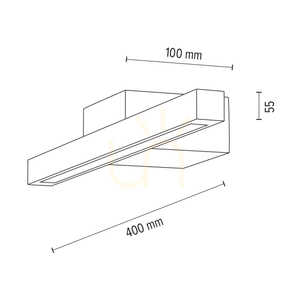 Aqua Luce vägglampa, oljad ek, 1xLED 6 W, 40 cm 3 Aqua Luce vägglampa, oljad ek, 1xLED 6 W, 40 cm small 3