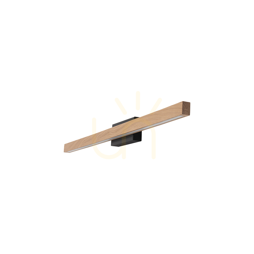 Kontrollera Aqua Luce vägglampa, oljad ek/svart, 1xLED 12 W, 80 cm Aqua Luce vägglampa, oljad ek/svart, 1xLED 12 W, 80 cm