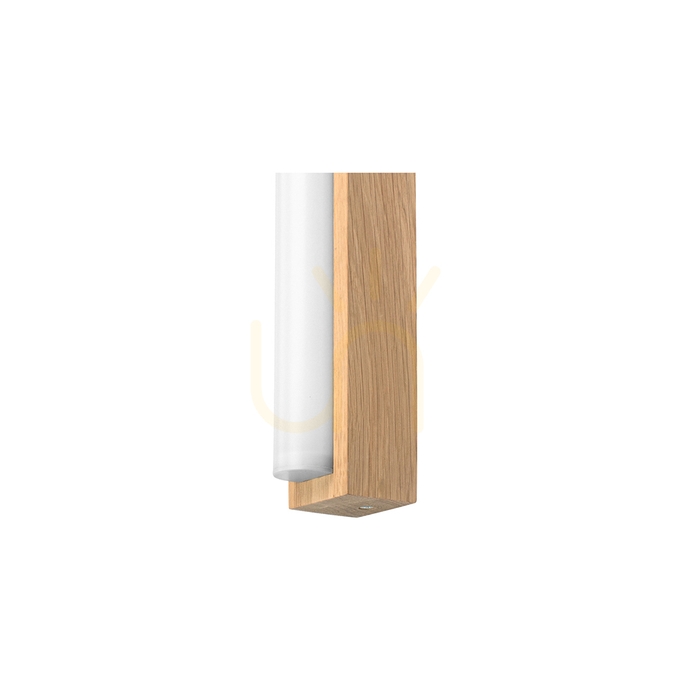 Utsikt Aqua Luce vägglampa, oljad ek, 1xLED 6 W, 39 cm Aqua Luce vägglampa, oljad ek, 1xLED 6 W, 39 cm