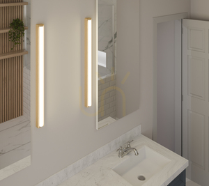 Aqua Luce vägglampa, oljad ek, 1xLED, 12 W, 79 cm small 2