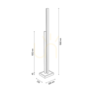 Soho golvlampa, oljad ek/svart, 2xLED, 37,5 W, 28 cm 4 Soho golvlampa, oljad ek/svart, 2xLED, 37,5 W, 28 cm small 4