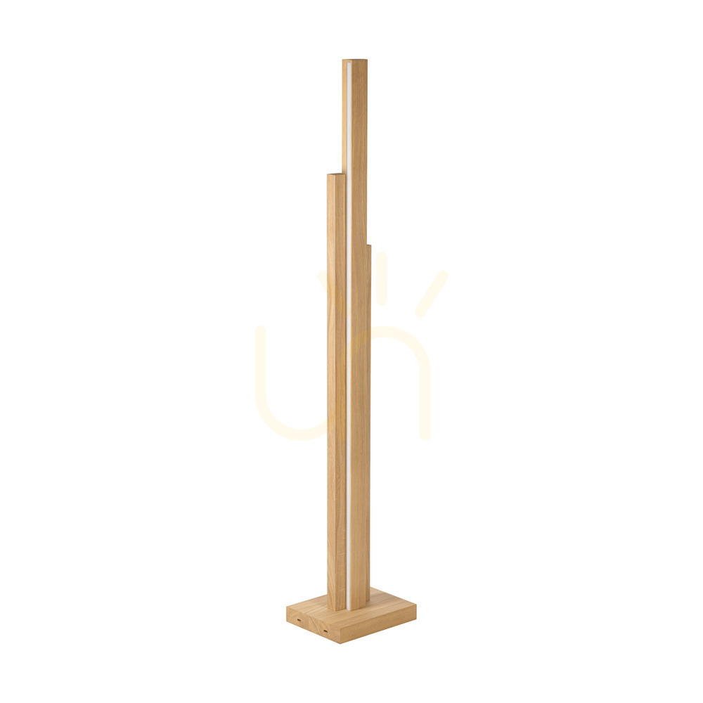 Kontrollera Soho golvlampa, oljad ek, 3xLED, 60 W, 28 cm Soho golvlampa, oljad ek, 3xLED, 60 W, 28 cm