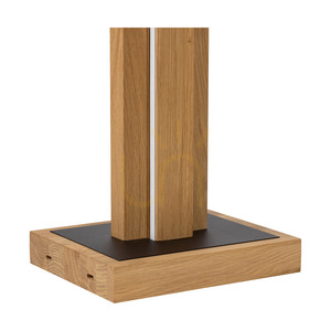 Soho golvlampa, oljad ek/svart, 3xLED, 60 W, 28 cm small 3
