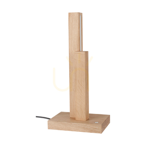 Soho bordslampa, oljad ek, 2xLED 10 W, 21,5 cm small 0