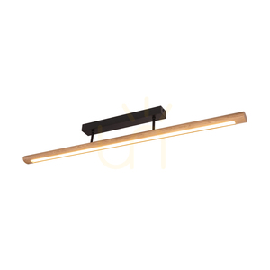 Razmus taklampa, oljad ek/svart, 1xLED 28 W, 98 cm small 1