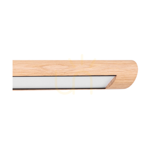 Razmus taklampa, oljad ek/svart, 1xLED 28 W, 98 cm small 2