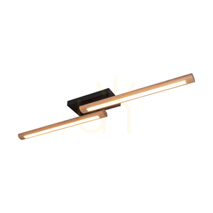 Razmus taklampa, oljad ek/svart, 2xLED, 31 W, 107 cm 1 Razmus taklampa, oljad ek/svart, 2xLED, 31 W, 107 cm small 1