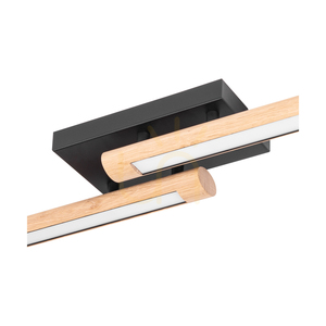 Razmus taklampa, oljad ek/svart, 2xLED, 31 W, 107 cm 2 Razmus taklampa, oljad ek/svart, 2xLED, 31 W, 107 cm small 2