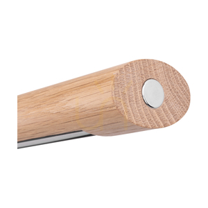 Razmus taklampa, oljad ek/svart, 1xLED 34 W, belysning uppåt och nedåt, 118 cm small 2