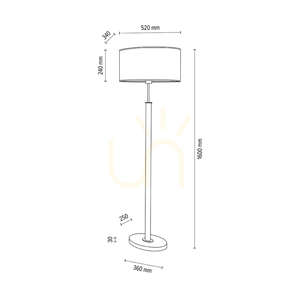 Mercedes golvlampa, oljad ek/matt nickel, krämfärgad och silverfärgad lampskärm, 1xE27, 52 cm 4 Mercedes golvlampa, oljad ek/matt nickel, krämfärgad och silverfärgad lampskärm, 1xE27, 52 cm small 4