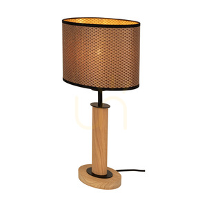 Mercedes golvlampa, oljad ek/svart, brun-svart-guldfärgad lampskärm, 1xE27, 25 cm 1 Mercedes golvlampa, oljad ek/svart, brun-svart-guldfärgad lampskärm, 1xE27, 25 cm small 1