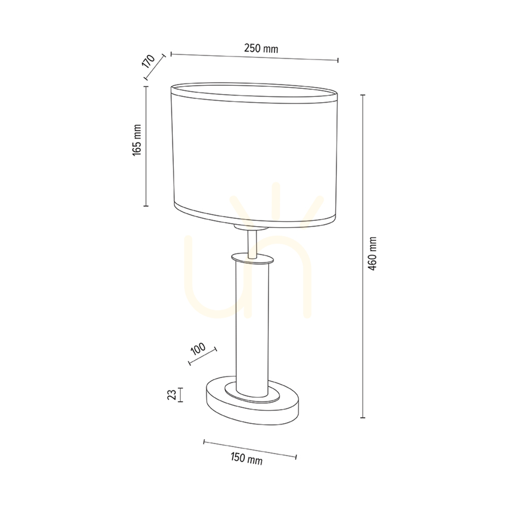 Kontrollera Mercedes golvlampa, oljad ek/svart, brun-svart-guldfärgad lampskärm, 1xE27, 25 cm Mercedes golvlampa, oljad ek/svart, brun-svart-guldfärgad lampskärm, 1xE27, 25 cm