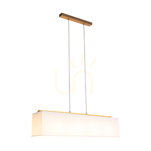 Hakon taklampa, oljad ek, vit skärm, 4xE27, 90 cm 1 Hakon taklampa, oljad ek, vit skärm, 4xE27, 90 cm small 1