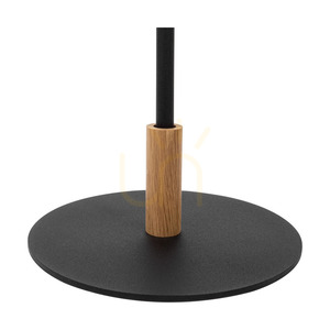 Amigo golvlampa, svart/oljad ek, beige lampskärm, 1xE27, Ø30 cm 3 Amigo golvlampa, svart/oljad ek, beige lampskärm, 1xE27, Ø30 cm small 3