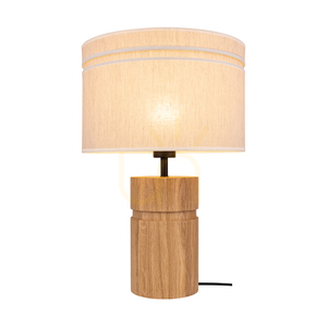 Palo bordslampa, oljad ek/svart, beige lampskärm, 1xE27, Ø35 cm 1 Palo bordslampa, oljad ek/svart, beige lampskärm, 1xE27, Ø35 cm small 1