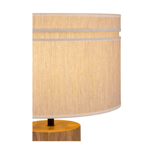 Palo bordslampa, oljad ek/svart, beige lampskärm, 1xE27, Ø35 cm 2 Palo bordslampa, oljad ek/svart, beige lampskärm, 1xE27, Ø35 cm small 2