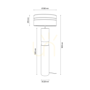 Palo golvlampa, oljad ek/svart, beige lampskärm, 1xE27, Ø58 cm 4 Palo golvlampa, oljad ek/svart, beige lampskärm, 1xE27, Ø58 cm small 4