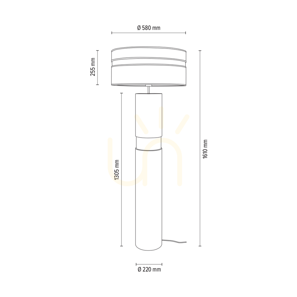 Visa Palo golvlampa, oljad ek/svart, beige lampskärm, 1xE27, Ø58 cm Palo golvlampa, oljad ek/svart, beige lampskärm, 1xE27, Ø58 cm
