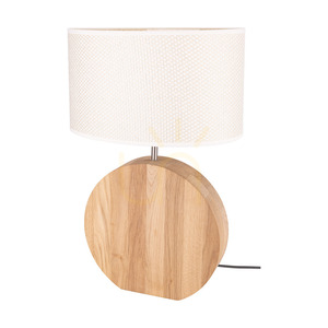 Logan bordslampa, oljad ek/matt nickel, krämfärgad och silverfärgad lampskärm, 1xE27, 36 cm 0 Logan bordslampa, oljad ek/matt nickel, krämfärgad och silverfärgad lampskärm, 1xE27, 36 cm small 0