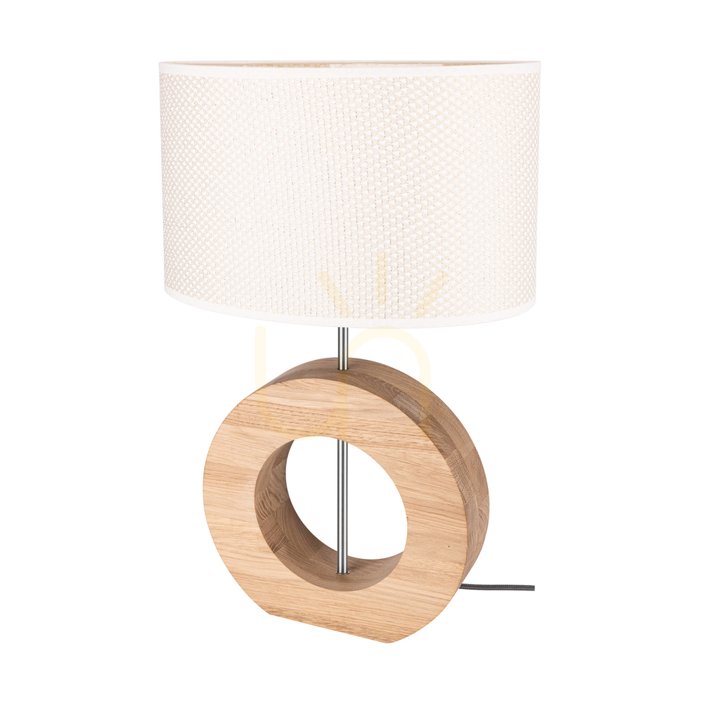 Kontrollera Logan bordslampa, oljad ek/matt nickel, krämfärgad och silverfärgad lampskärm, 1xE27, 36 cm Logan bordslampa, oljad ek/matt nickel, krämfärgad och silverfärgad lampskärm, 1xE27, 36 cm