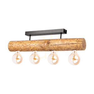 Core taklampa, brun/svart, 4xE27, 70 cm small 0