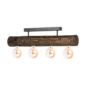 Core taklampa, valnöt/svart, 4xE27, 70 cm 0 Core taklampa, valnöt/svart, 4xE27, 70 cm small 0