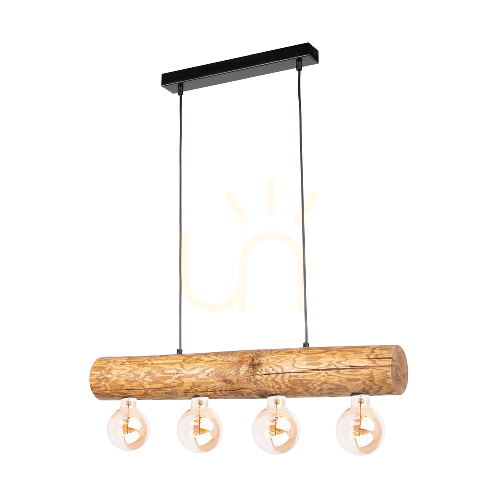 Kontrollera Core taklampa, brun/svart, 4xE27, 70 cm Core taklampa, brun/svart, 4xE27, 70 cm