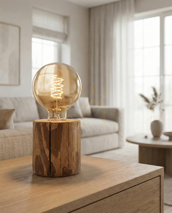 Core bordslampa, brun, 1xE27, Ø8–12 cm small 1