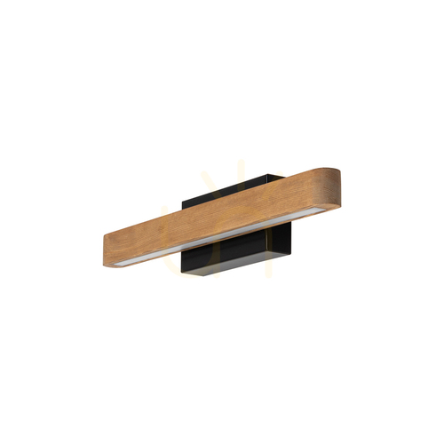 Kontrollera Forestier vägglampa, brun/svart, 1xLED, 7 W, 40 cm
