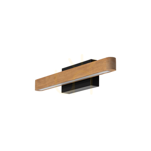 Forestier vägglampa, brun/svart, 1xLED, 7 W, 40 cm small 0