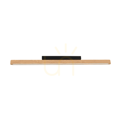 Kontrollera Forestier taklampa, oljad ek/svart, 1xLED 17 W, 90 cm