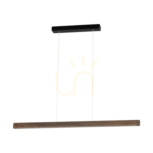 Kontrollera Forestier taklampa, valnöt/svart, 1xLED, 17 W, 90 cm