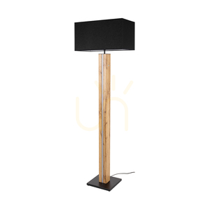 Flamo golvlampa, ek/svart, svart lampskärm, 1xE27 + 1xLED 16 W, 45 cm 0 Flamo golvlampa, ek/svart, svart lampskärm, 1xE27 + 1xLED 16 W, 45 cm small 0