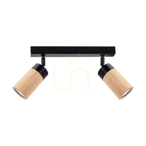 Artemis taklampa, oljad ek/svart, 2xGU10, 6 W, 37 cm 0 Artemis taklampa, oljad ek/svart, 2xGU10, 6 W, 37 cm small 0