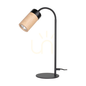 Artemis bordslampa, oljad ek/svart, 1xGU10, 6 W, 20 cm small 0