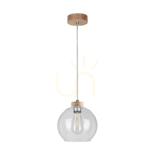Kontrollera Fiorda taklampa, oljad ek, 1xE27, Ø20 cm