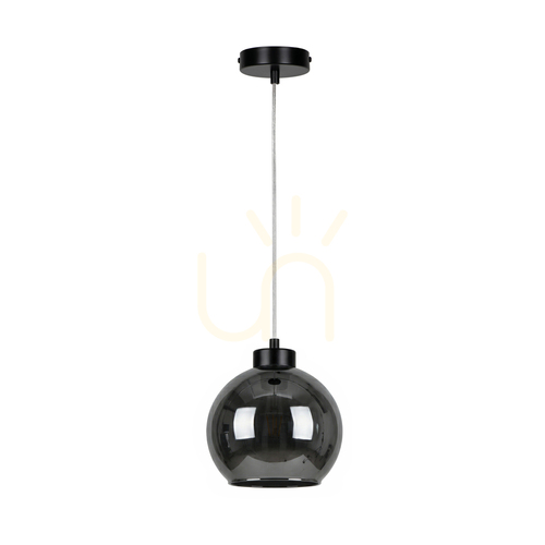 Kontrollera Cameo svart taklampa, 1xE27, Ø20 cm