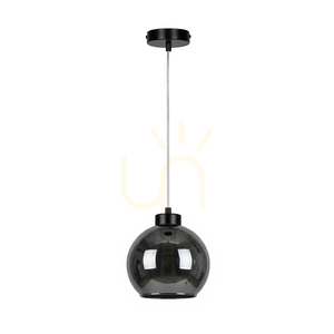 Cameo svart taklampa, 1xE27, Ø20 cm small 0
