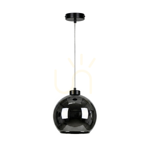 Cameo svart taklampa, 1xE27, Ø25 cm small 0