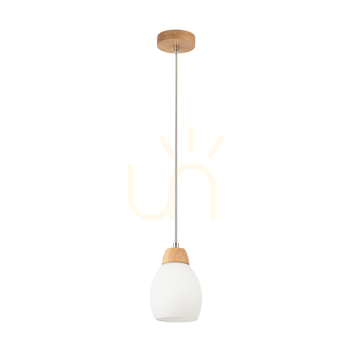 Kontrollera Skaja taklampa, oljad ek, 1xE27, Ø12 cm
