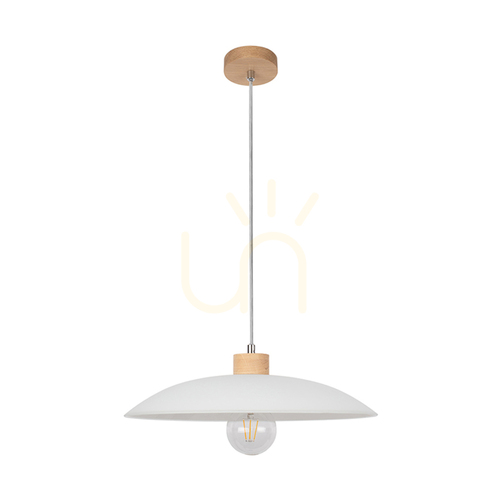Kontrollera Vox taklampa, oljad ek, 1xE27, Ø35 cm