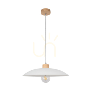 Vox taklampa, oljad ek, 1xE27, Ø35 cm 0 Vox taklampa, oljad ek, 1xE27, Ø35 cm small 0