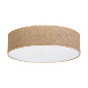 Canva taklampa, vit, beige skärm, 4xE27, Ø48 cm small 0