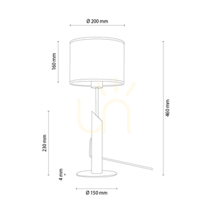 Canva bordslampa, oljad ek/svart, beige lampskärm, 1xE27, Ø20 cm 1 Canva bordslampa, oljad ek/svart, beige lampskärm, 1xE27, Ø20 cm small 1