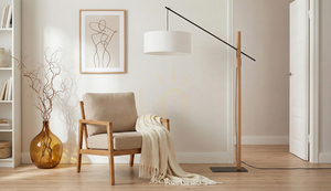 Savra golvlampa, oljad ek/svart, vit lampskärm, 1xE27, 160 cm 1 Savra golvlampa, oljad ek/svart, vit lampskärm, 1xE27, 160 cm small 1