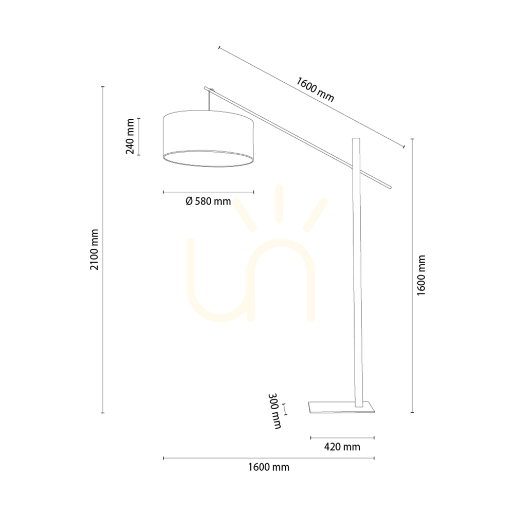 Utsikt Savra golvlampa, oljad ek/svart, svart lampskärm, 1xE27, 160 cm Savra golvlampa, oljad ek/svart, svart lampskärm, 1xE27, 160 cm