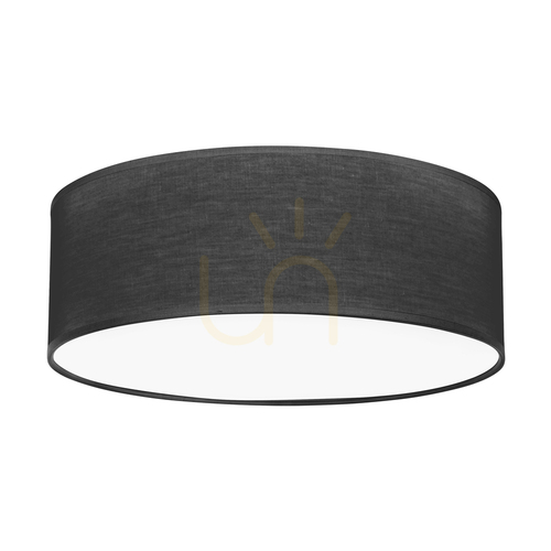 Kontrollera Ignis taklampa, vit, svart skärm, 3xE27, Ø38 cm