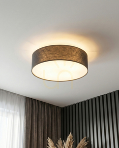 Ignis taklampa, vit, svart skärm, 4xE27, Ø48 cm small 1